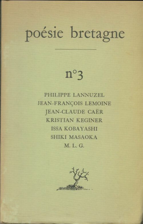 Livrenpoche : Poésie Bretagne n°3 - Collectif - Livre