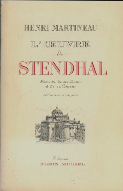Livrenpoche : L'oeuvre de Stendhal - Henri Martineau - Livre