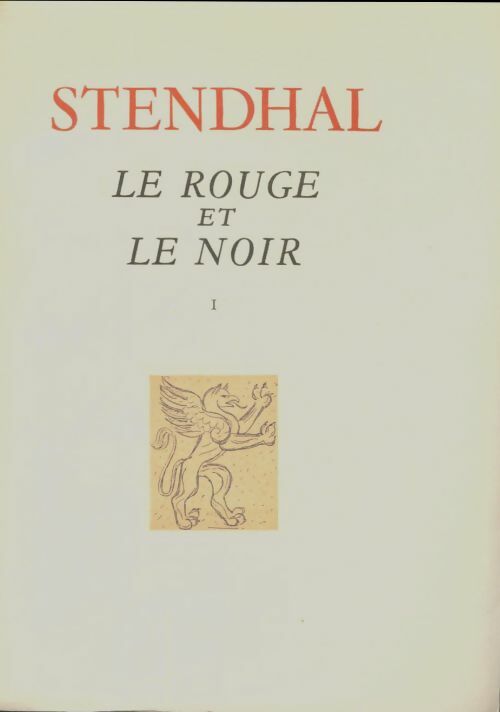 Livrenpoche : Le rouge et le noir Tome I - Stendhal - Livre