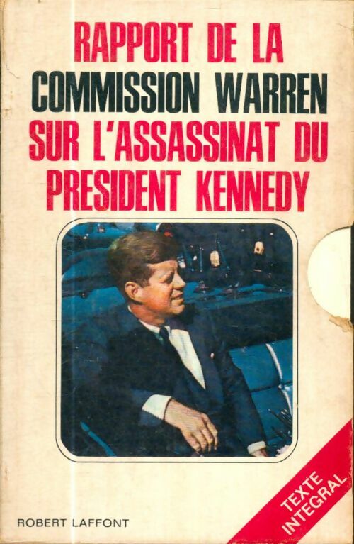 Livrenpoche : Rapport de la commission Warren sur l'assassinat du Président Kennedy Tomes I et II - Collectif - Livre