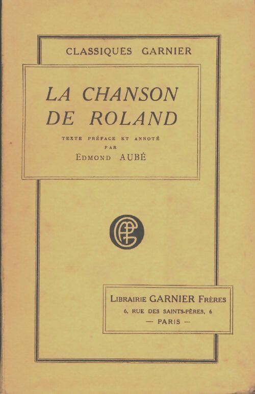 Livrenpoche : La chanson de Roland - Edmond Aubé - Livre