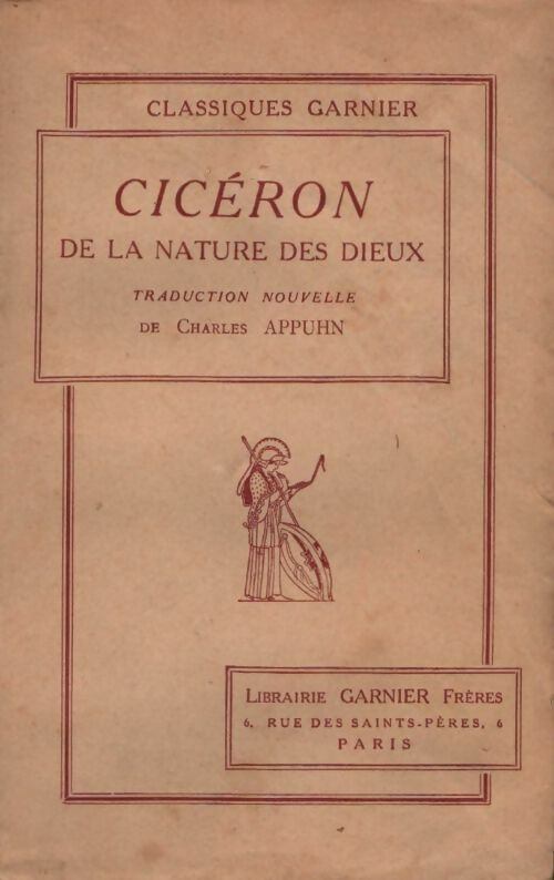 Livrenpoche : De la nature des dieux - Cicéron - Livre