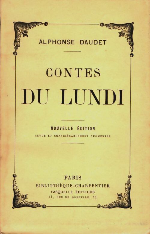 Livrenpoche : Contes du lundi - Alphonse Daudet - Livre