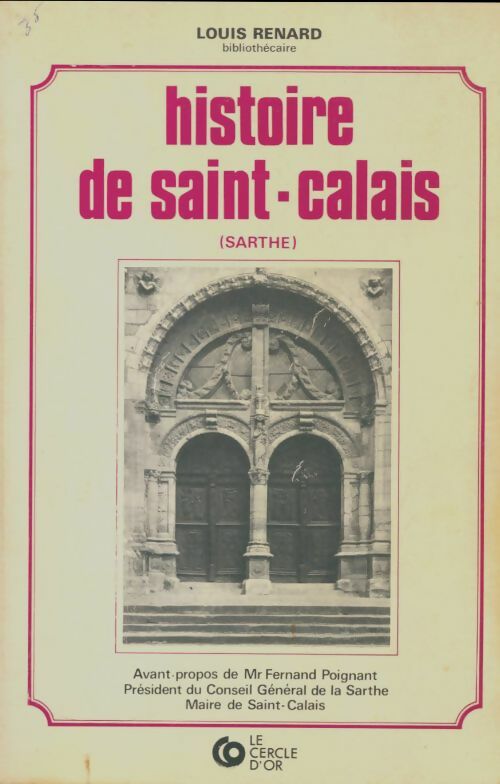 Livrenpoche : Histoire de Saint-Calais - Louis Renard - Livre