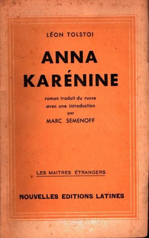 Livrenpoche : Anna Karénine Tome II - Comte Léon L. Tolstoï - Livre