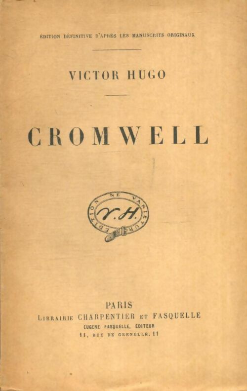 Livrenpoche : Cromwell - Victor Hugo - Livre
