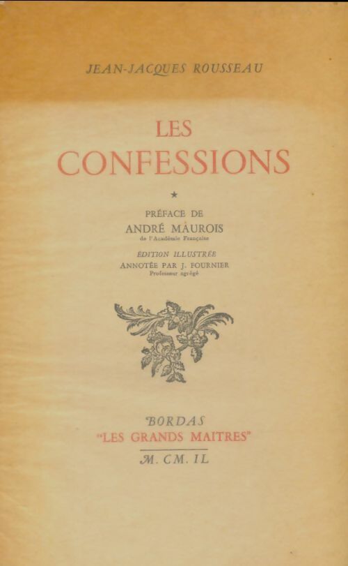 Livrenpoche : Les confessions Tome I - Jean-Jacques Rousseau - Livre