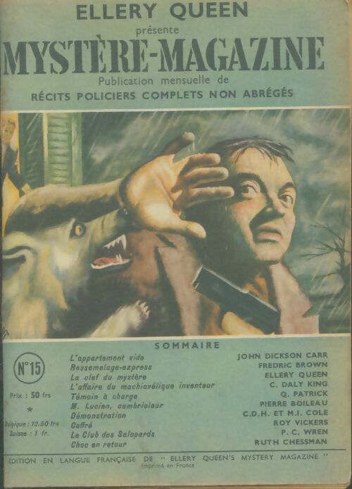 Livrenpoche : Mystère magazine n°15 - Collectif - Livre