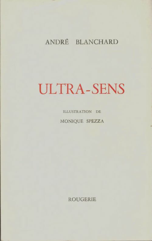 Livrenpoche : Ultra-sens - André Blanchard - Livre