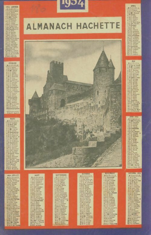Livrenpoche : Almanach Hachette 1954 - Collectif - Livre