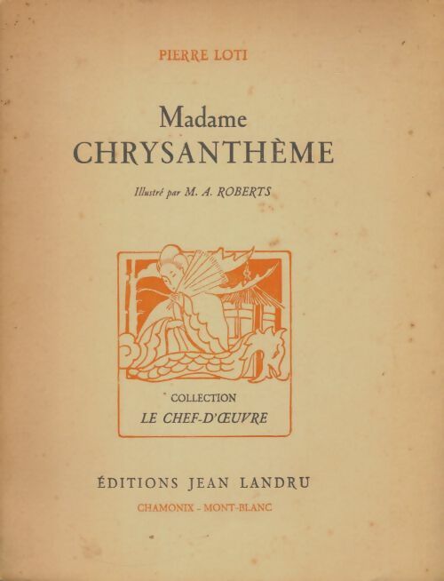 Livrenpoche : Madame Chrysanthème - Pierre Loti - Livre