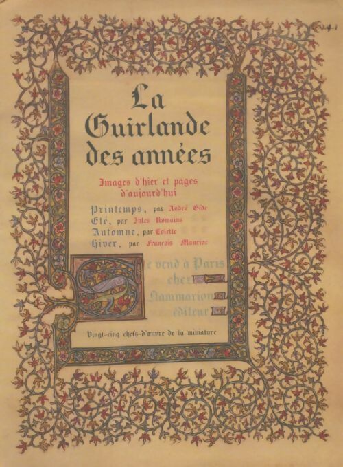 Livrenpoche : La guirlande des années - André Gide - Livre