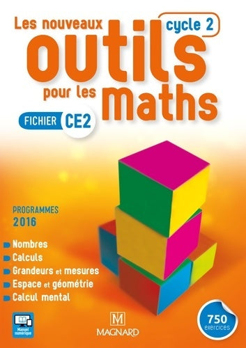 Livrenpoche : Les nouveaux outils pour les maths CE2 Cycle 2 : Fichier d'activités - Programme 2016 - Marie-laure Frey-tournier - Livre