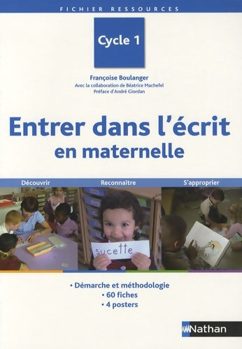 Livrenpoche : Entrer dans l'écrit en maternelle - Françoise Boulanger - Livre