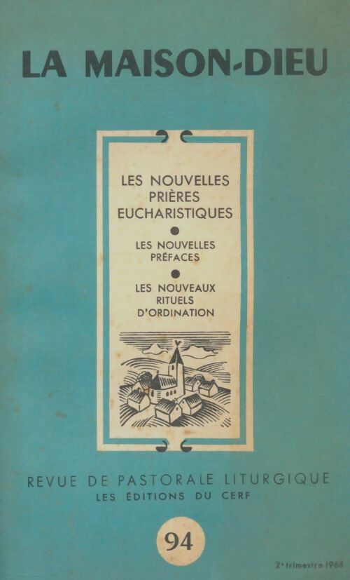 Livrenpoche : La maison-Dieu n°94 - Collectif - Livre