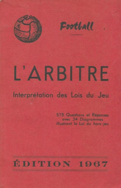 Livrenpoche : Football l'arbitre 1968 - Collectif - Livre
