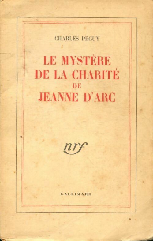 Livrenpoche : Le mystère de la charité de Jeanne d'Arc - Charles Péguy - Livre