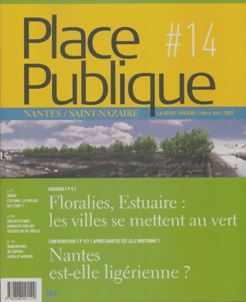 Livrenpoche : Place publique Nantes-St Nazaire n°14 - Collectif - Livre