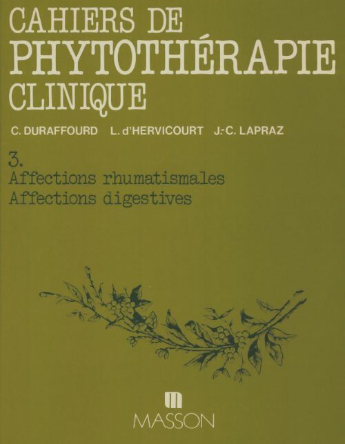 Livrenpoche : Cahiers de phytothérapie clinique Tome III - Collectif - Livre
