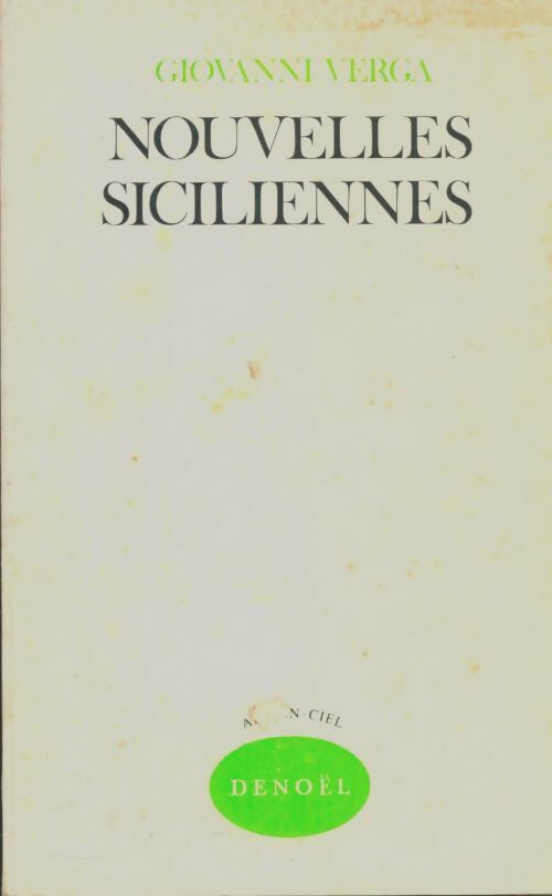 Livrenpoche : Nouvelles siciliennes - Giovanni Verga - Livre