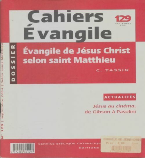 Livrenpoche : Cahiers évangile n°129 - Collectif - Livre