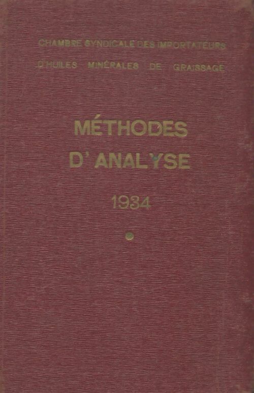 Livrenpoche : Méthodes d'analyse - Collectif - Livre