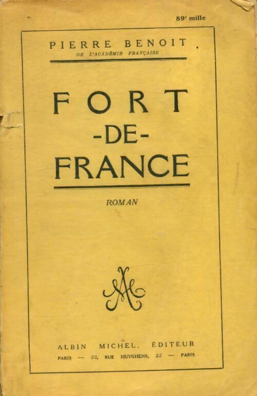 Livrenpoche : Fort de France - Pierre Benoit - Livre