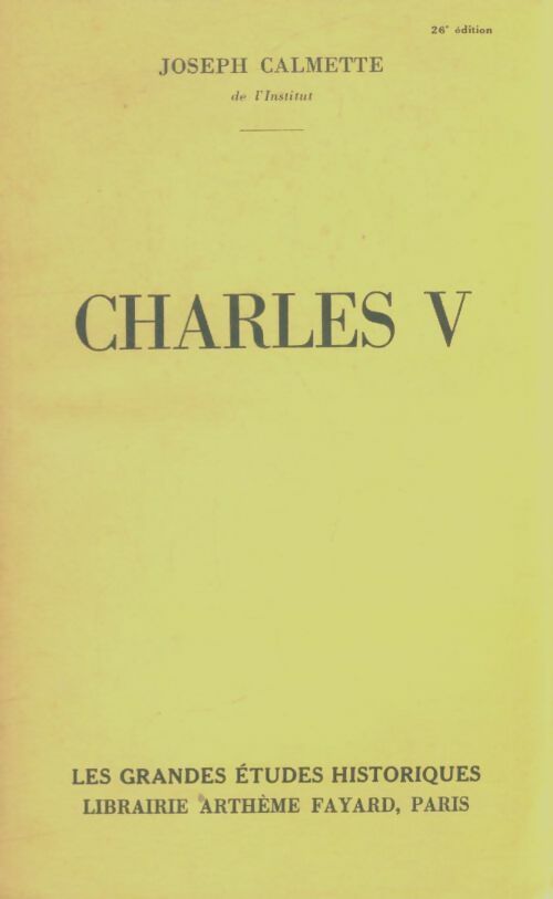 Livrenpoche : Charles V - Joseph Calmette - Livre