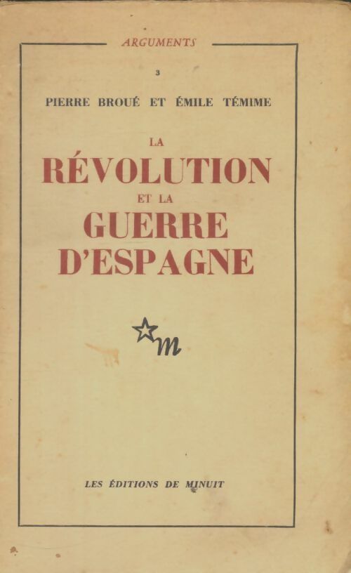 Livrenpoche : La révolution et la guerre d'Espagne - Pierre Broué - Livre