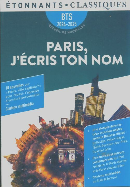 Livrenpoche : Paris, j'écris ton nom - Collectif - Livre