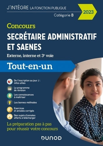 Livrenpoche : Concours Secrétaire administratif et SAENES - 2023 : Tout-en-un - Sylvie Beyssade - Livre