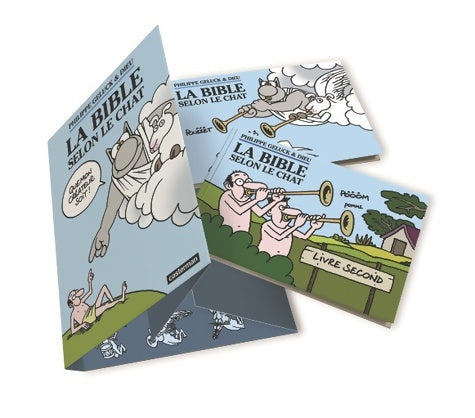 Livrenpoche : Le Chat Tome XVIII : La bible selon le Chat : Coffret en 2 volumes - Philippe Geluck - Livre