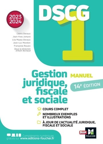Livrenpoche : DSCG 1 - Manuel et applications - Millésime 2022-2023 - Jean-Luc Mondon - Livre