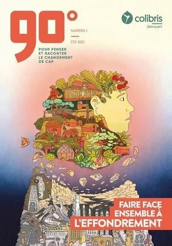 Livrenpoche : 90 degrés - numéro 1 Faire face ensemble à l'effondrement - Collectif - Livre