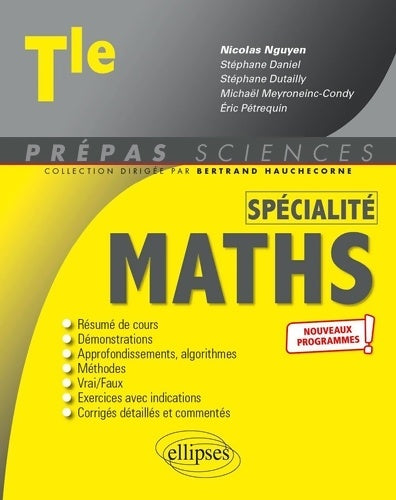 Livrenpoche : Spécialité Mathématiques Terminale - Collectif - Livre