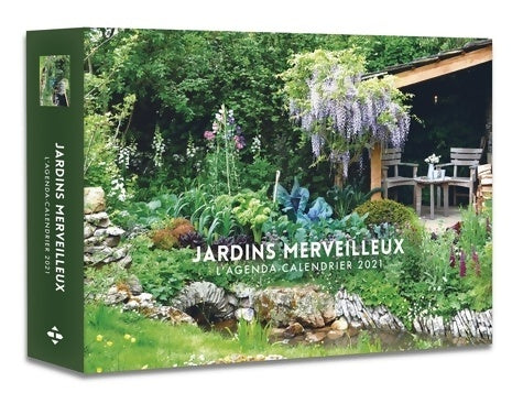 Livrenpoche : L'Agenda-calendrier Jardins merveilleux 2021 - Collectif - Livre