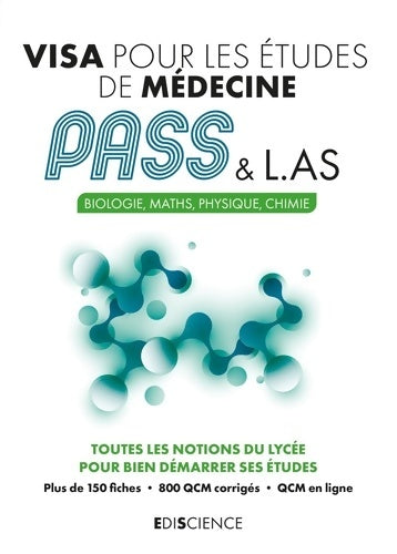 Livrenpoche : Visa pour les études de médecine PASS et L. AS - Biologie Maths Physique Chimie : Biologie Maths Physique Chimie - Patrick Troglia - Livre