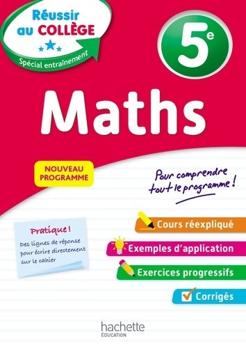 Livrenpoche : Réussir au collège - Maths 5e - André Sarnette - Livre