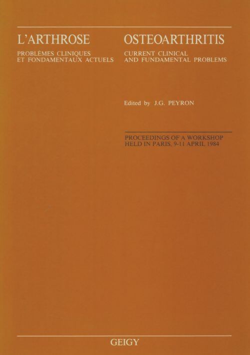 Livrenpoche : L'arthrose - J.G Peyron - Livre
