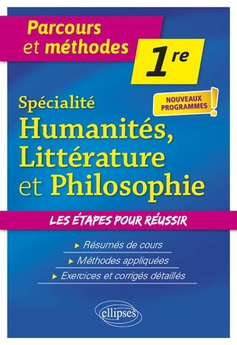Livrenpoche : Spécialité Humanités Littérature et Philosophie - Première - nouveaux programmes - Jean-Philippe Chemineau - Livre