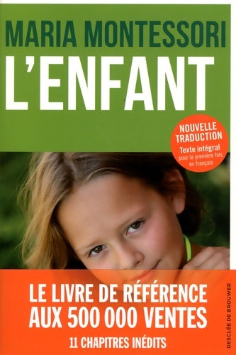 Livrenpoche : L'Enfant : Nouvelle édition - Maria Montessori - Livre