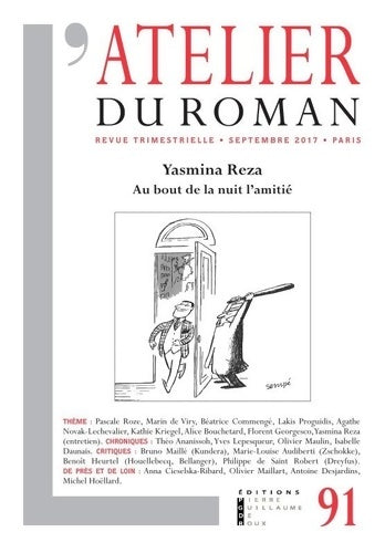 Livrenpoche : REVUE ATELIER DU ROMAN : YASMINA REZA AU BOUT DE LA NUIT L AMITIÉ - Collectif - Livre