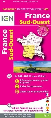 Livrenpoche : 803 France Sud-Ouest - Ign - Livre