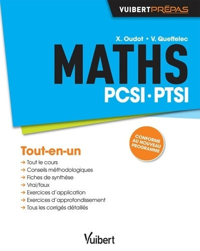 Livrenpoche : Mathématiques PSCI-PTSI : Tout-en-un - Vincent Queffelec - Livre