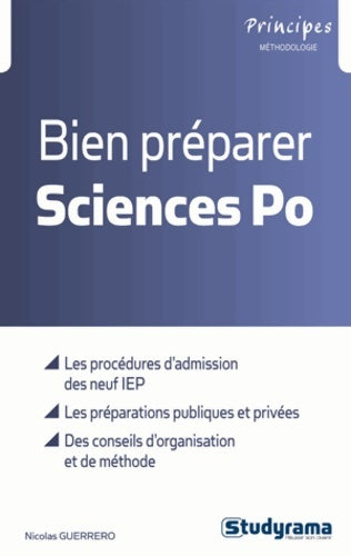 Livrenpoche : Bien préparer sciences po - Nicolas Guerrero - Livre