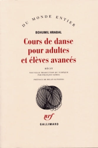 Livrenpoche : Cours de danse pour adultes et élèves avancés - Bohumil Hrabal - Livre