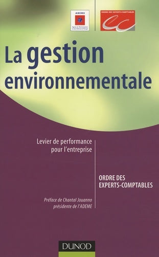 Livrenpoche : La gestion environnementale : Levier de performance pour l'entreprise - 1re édition - Ordre Des Experts-comptables - Livre