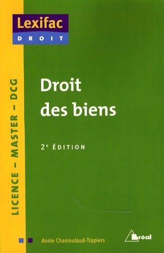 Livrenpoche : Droit des biens - Chamouleaud - Livre