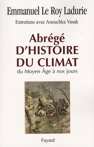 Livrenpoche : Abrégé d'histoire du climat - Emmanuel Le Roy Ladurie - Livre