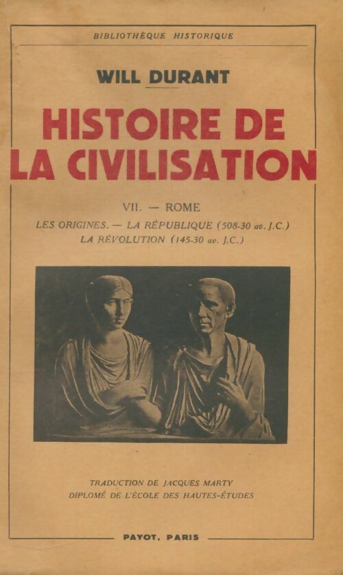 Livrenpoche : Histoire de la civilisation Tome VII - Will Durant - Livre